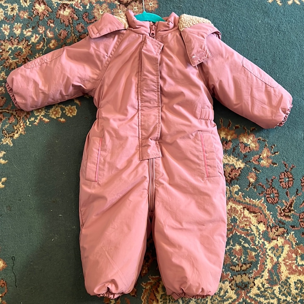 ZARA  pink snow outfit 18-24M